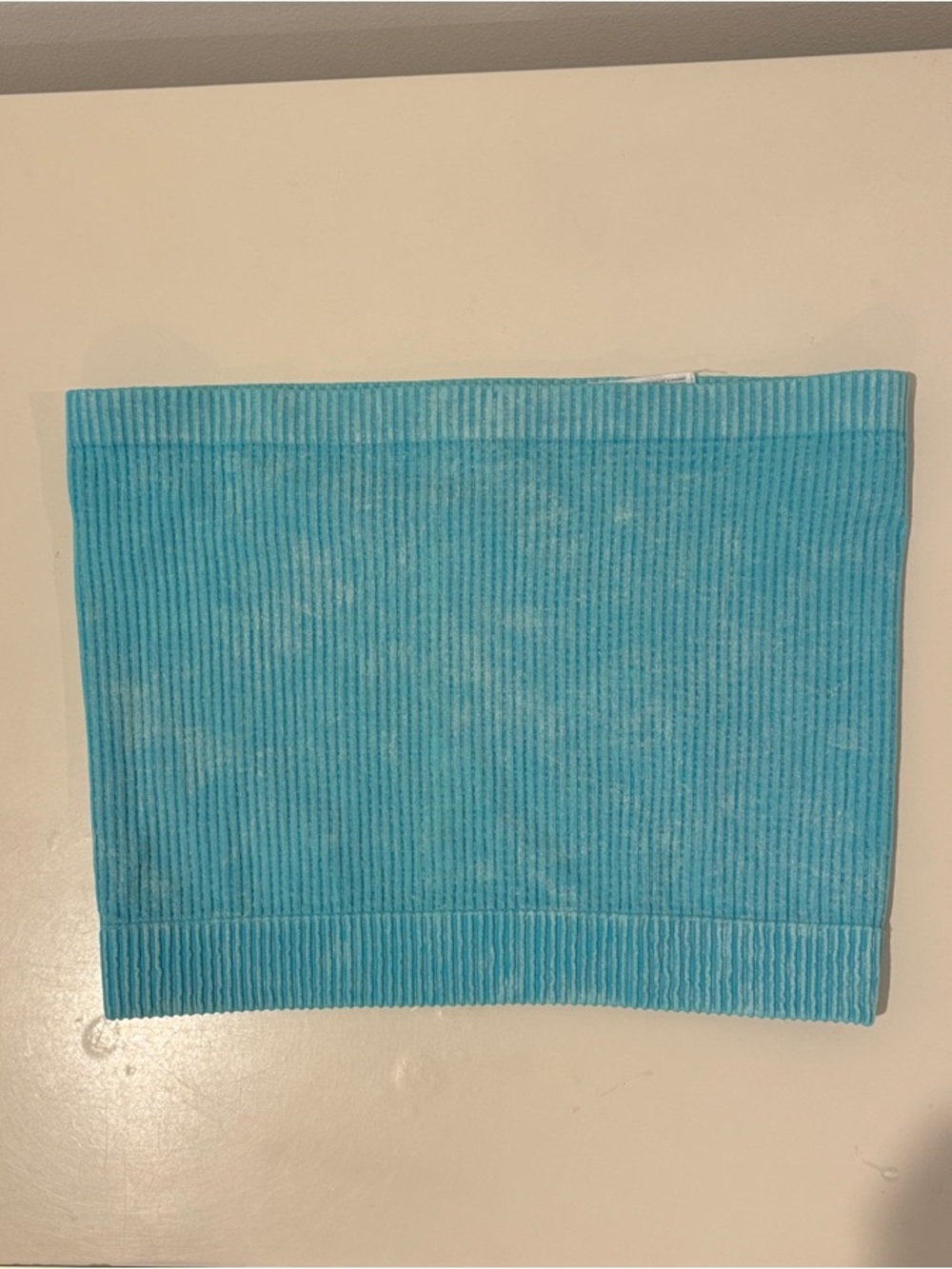 Urban Outfitters Ribbed Tube Top - Turquoise Blue